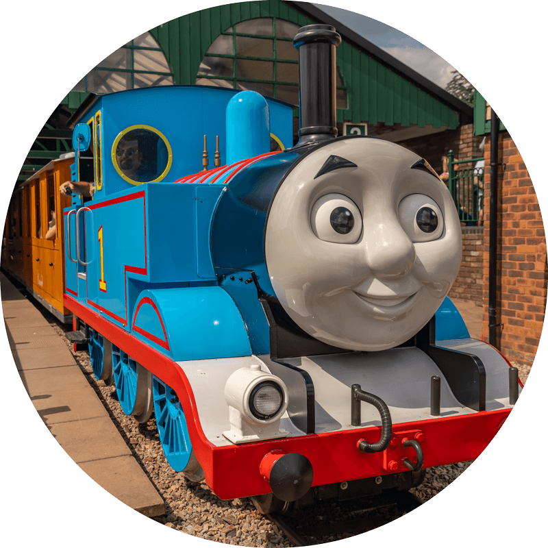 Thomas in Knapford Station