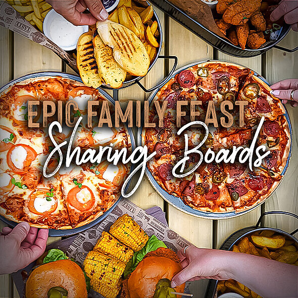 epic family feast sharing board