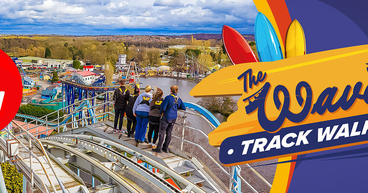 Trackwalk The Wave Behind the Scenes Tour & Track Walk | Drayton Manor